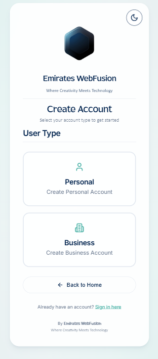 Multi-step Registration Light Mode