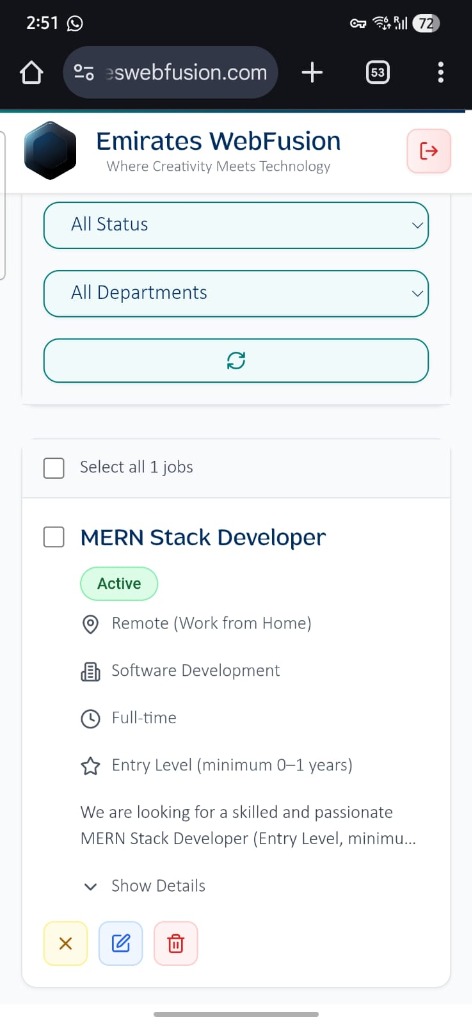 Mobile Job Management