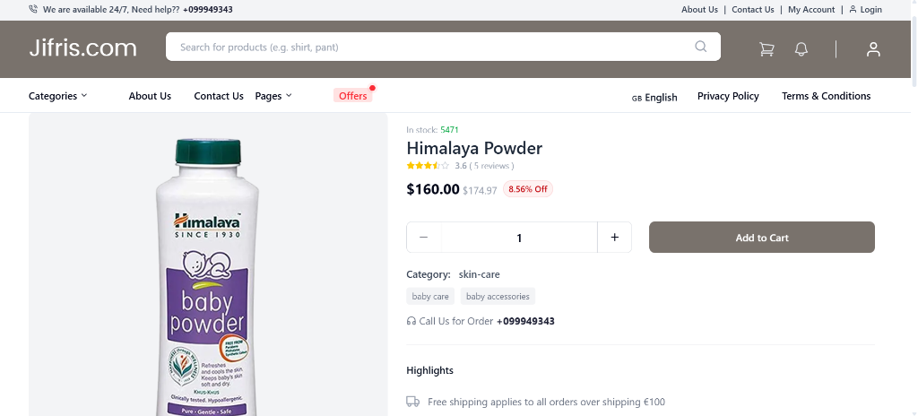 Product Detail (Himalaya)