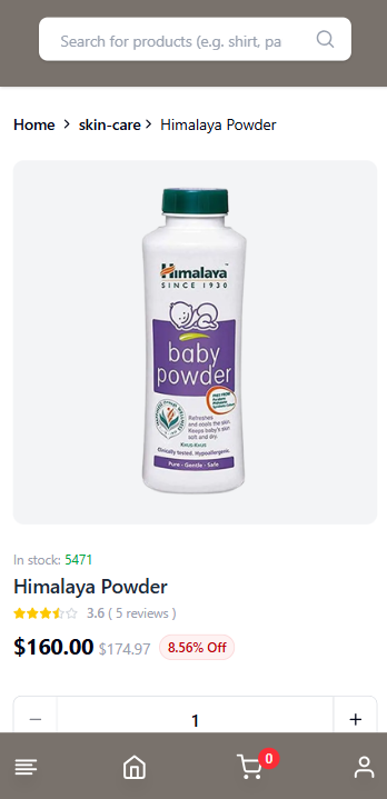 Product Details View