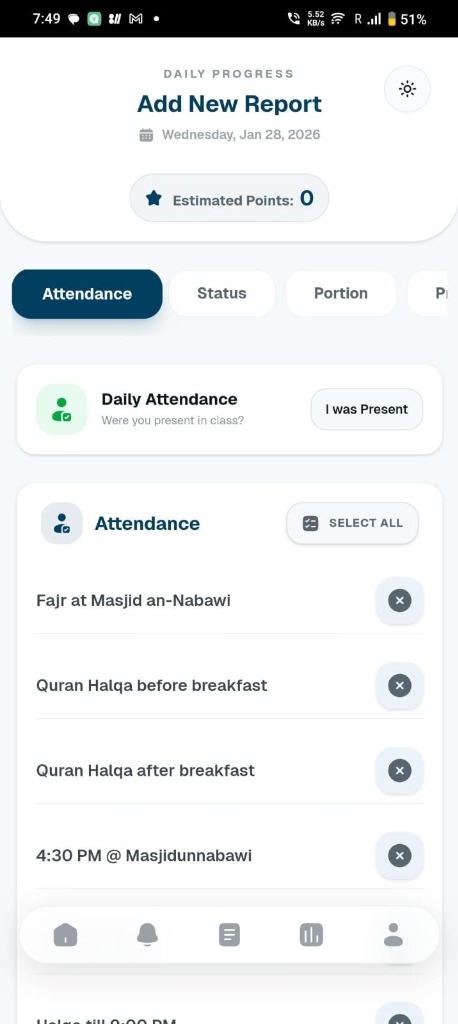 Mobile App - Add New Report