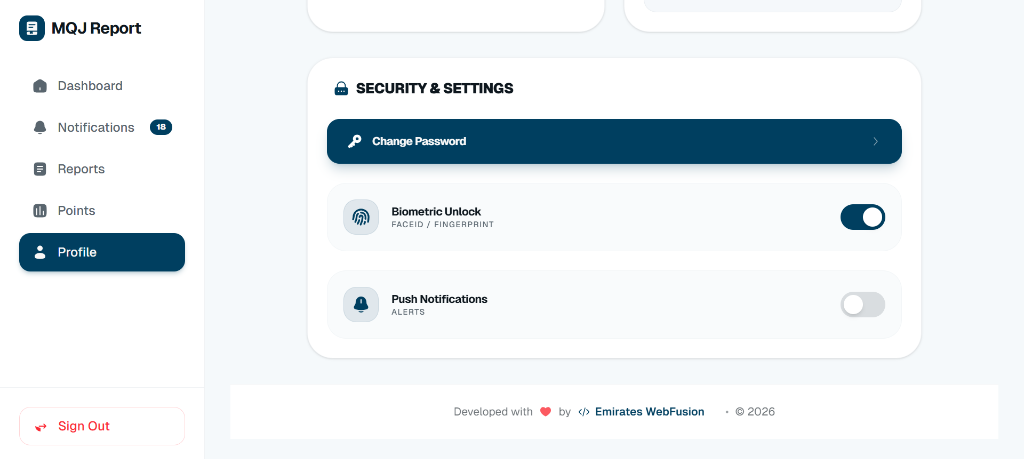Account & Profile Settings