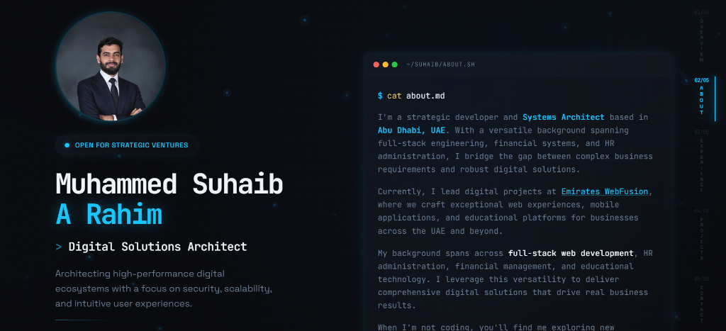 Muhammed Suhaib Portfolio Gallery View