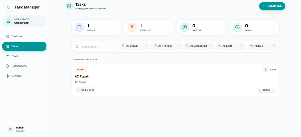 Desktop Tasks Management