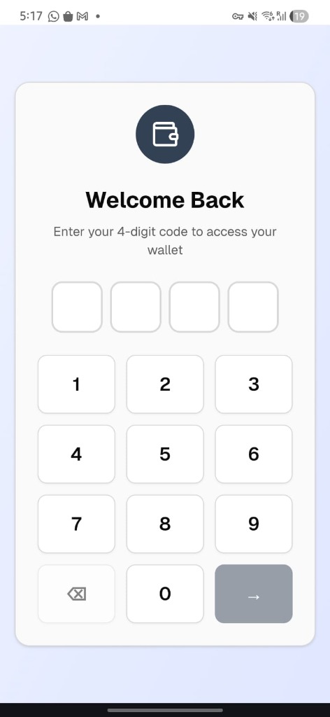 Secure 4-Digit Code Login